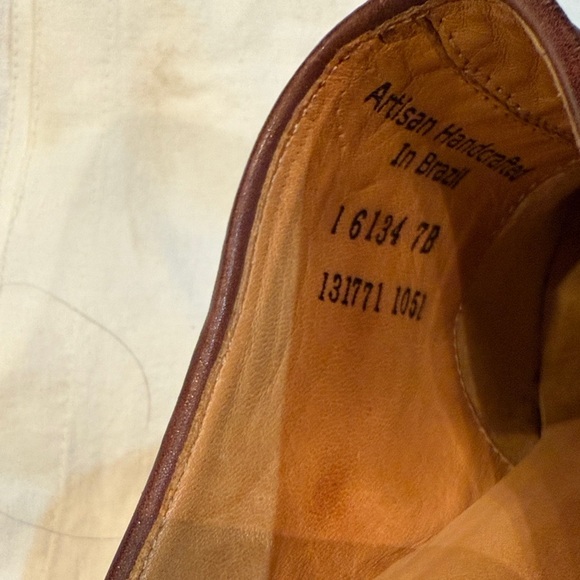 Women's Brown Leather Mules - Picture 3 of 11